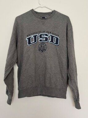 Big Cotton Men’s Small Gray USD Collegiate Sweatshirt